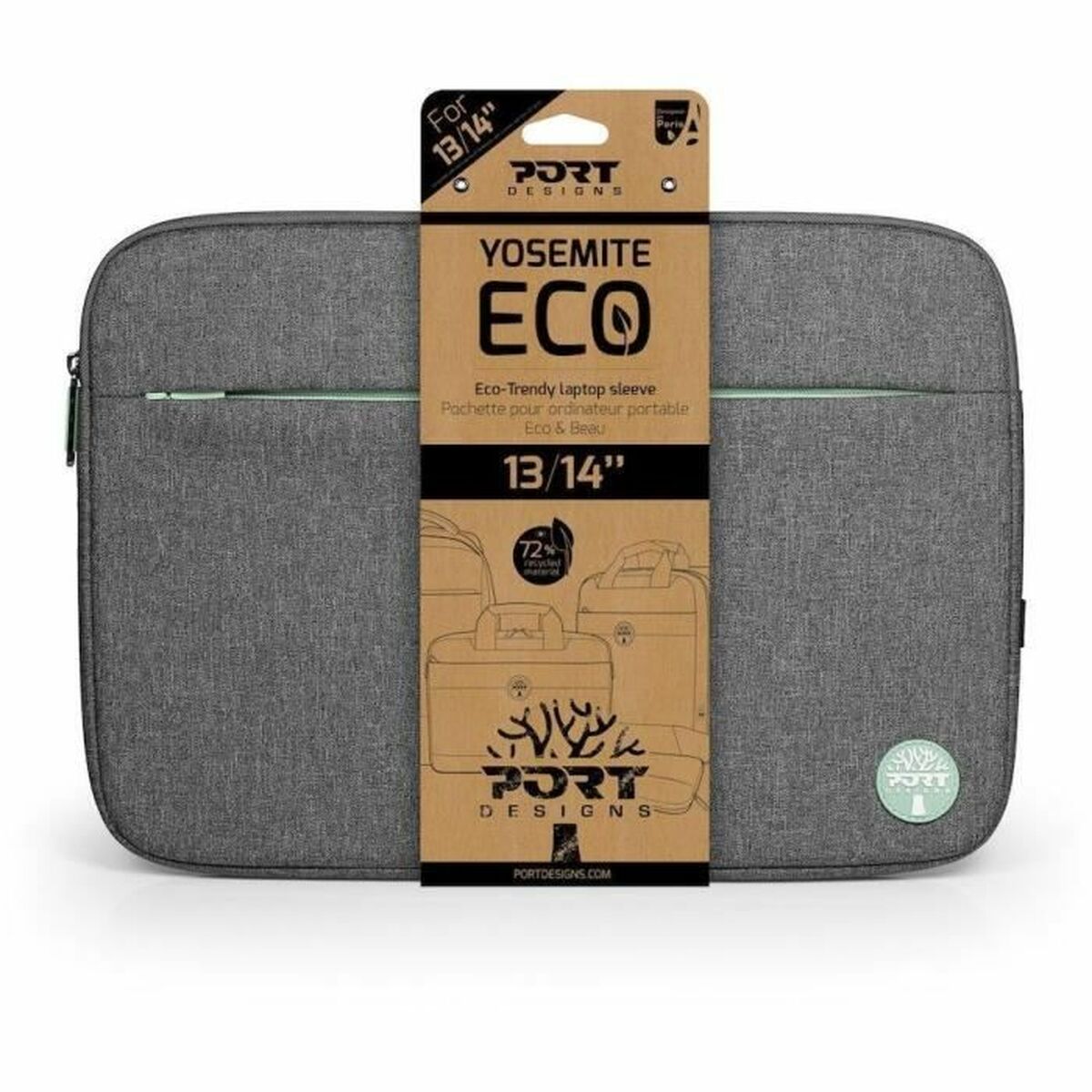 Servietă Port Designs YOSEMITE Eco Gri
